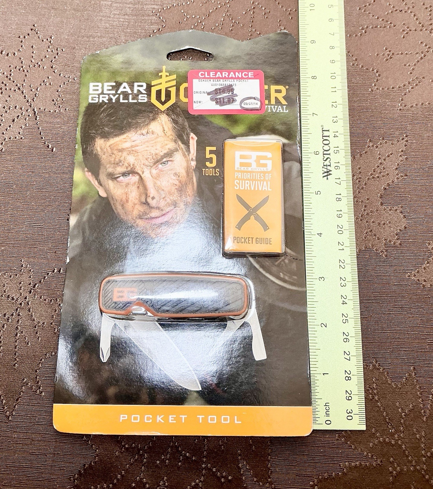 Gerber Bear Grylls Survival 5 Function Pocket Tool 8970513B1 Discontinued