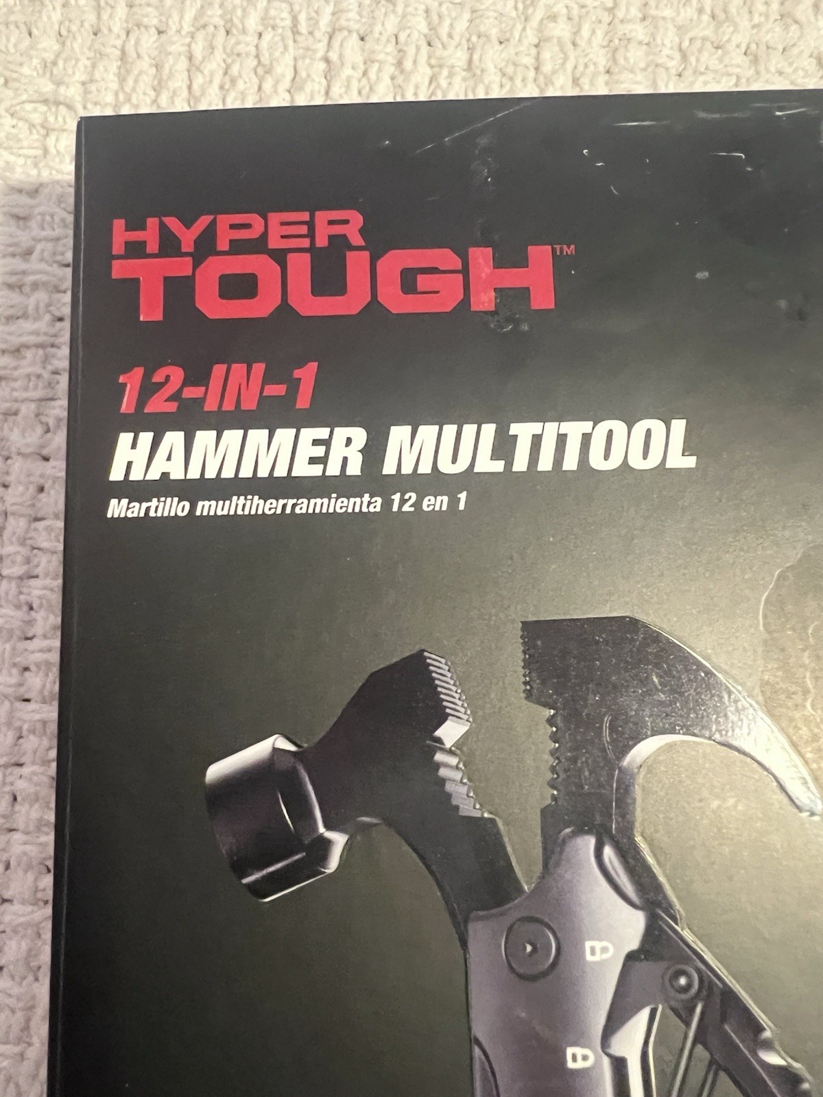 Hyper Tough 12-in-1 Hammer Multitool Black Model 42865 – New Open Box