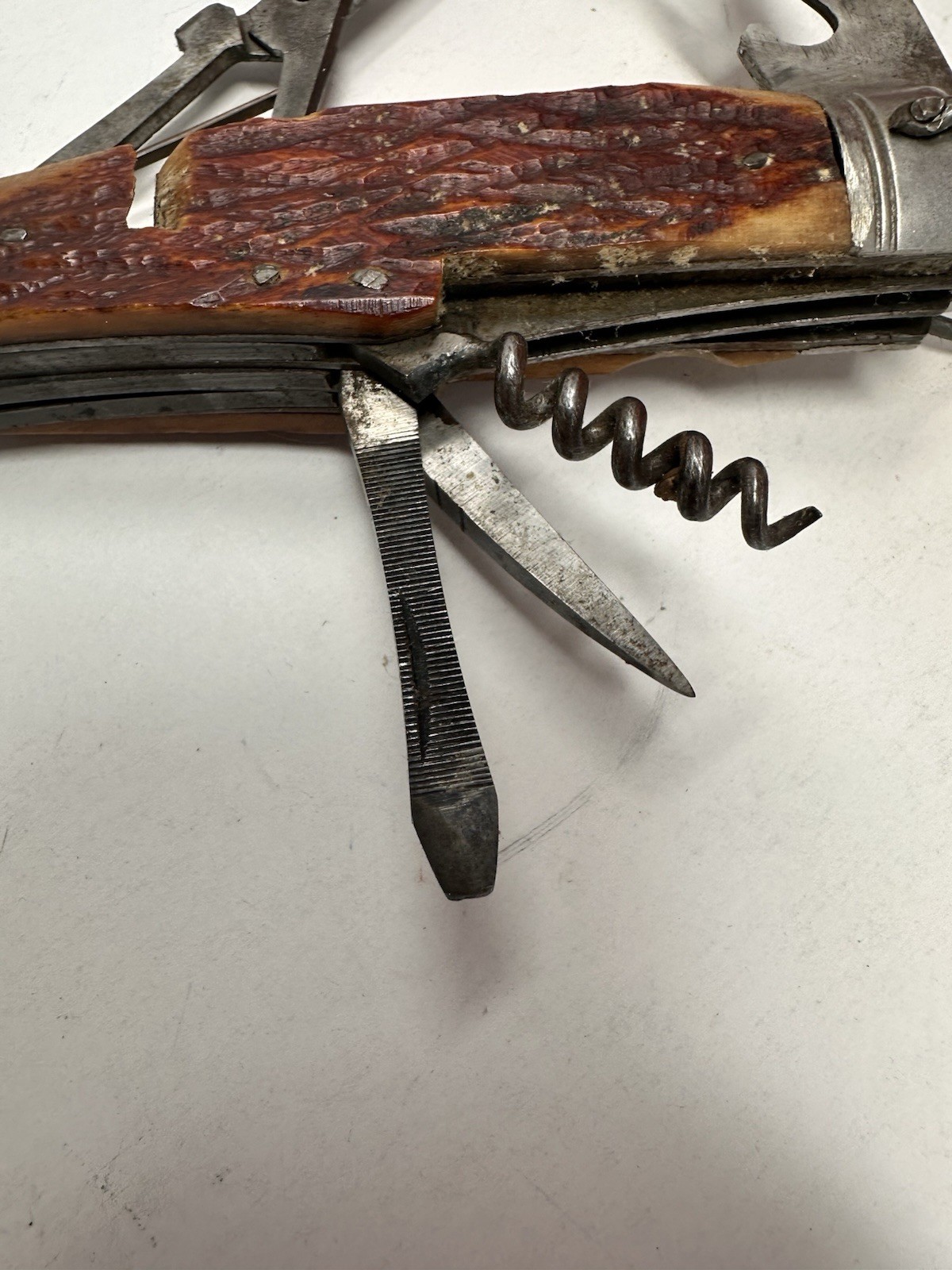 Multi Tool Hunting VTG JAPAN Hobo Tool Fork Spoon Knife Opener Scissors & MORE