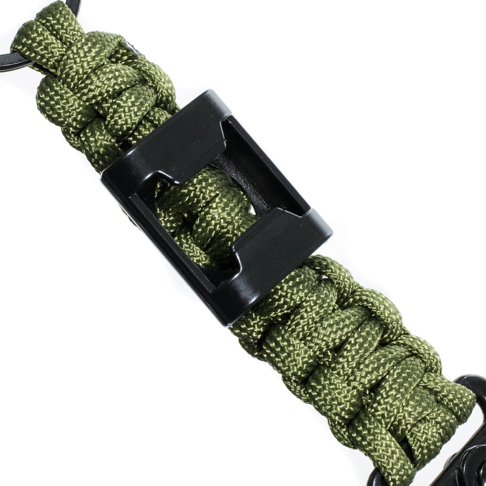 2 Pack 550 Paracord Bottle Opener Keychain – Heavy Duty Metal Clip & Key Ring
