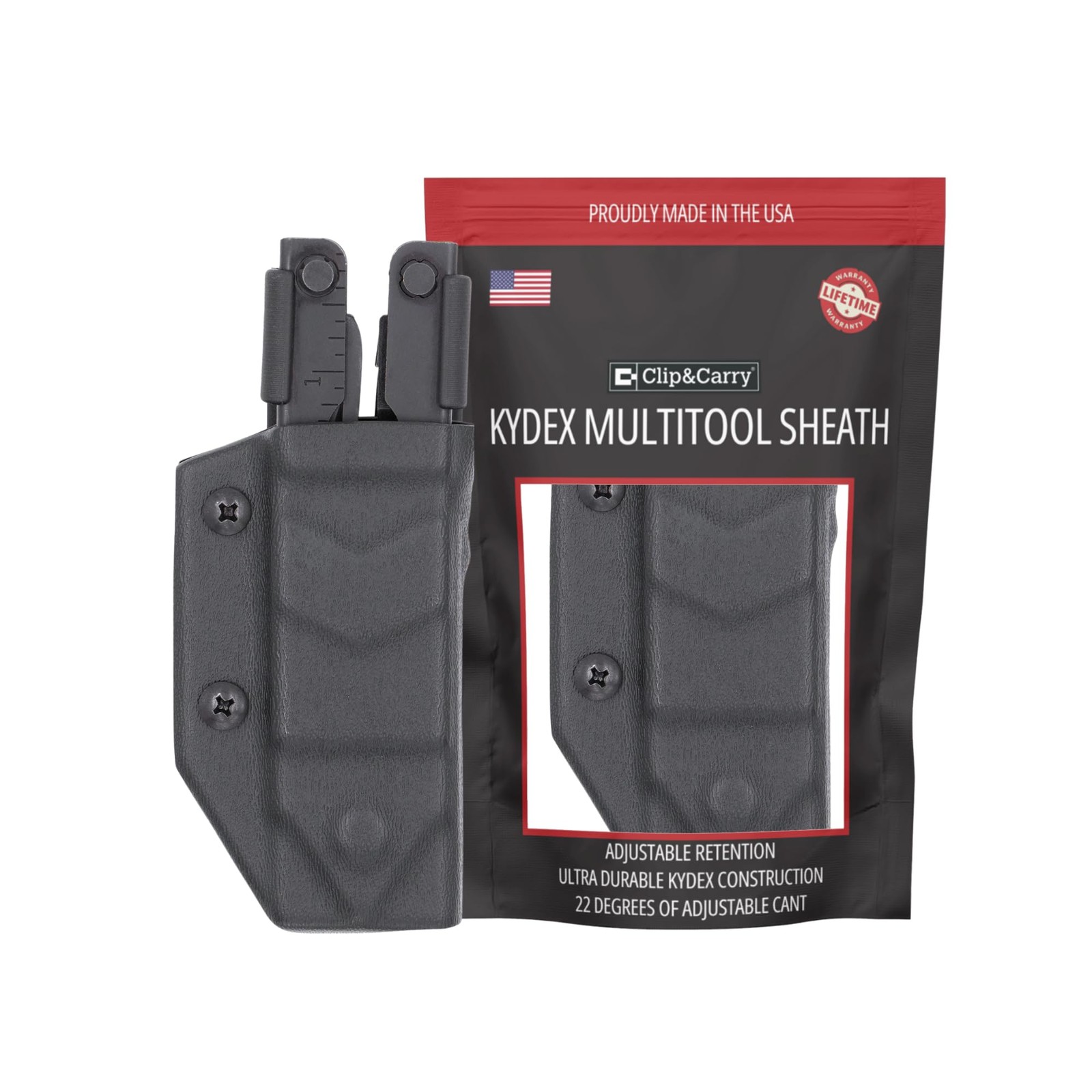 Clip & Carry Kydex Multitool Sheath for Gerber MP600 ~Fits bluntnose & needle…