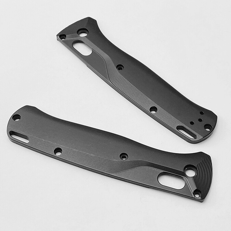 1Pair Aluminium Alloy Handle Patch for Benchmade Bugout 535 Cross Striation
