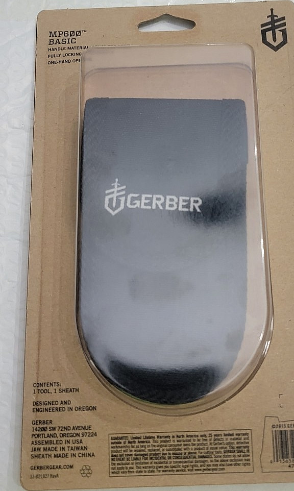 New Gerber USA made MP600 long nose multitool