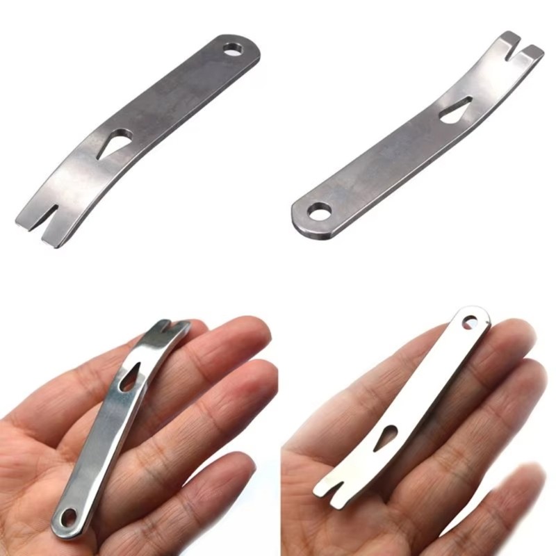 Pocket Size Stainless Steel Multifunction Crowbars Tool For Outdoor Enthusiasts