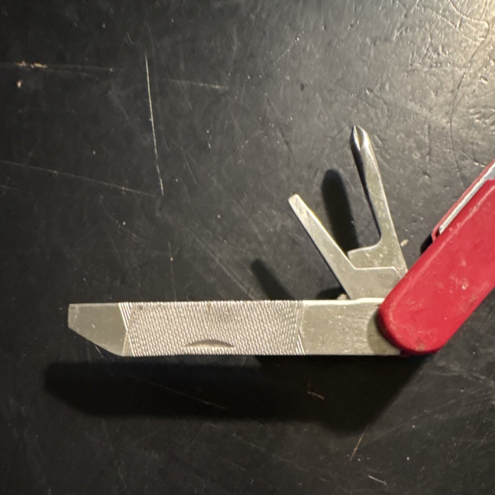 Multi-Tool Leathermen with 9 Functions Pliers Knife File Opener Red Handle