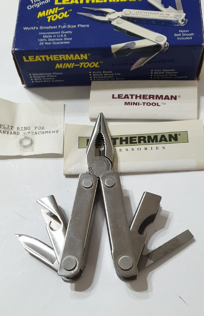 🔥🔥🔥 Leatherman Mini Tool 1998 New In Box Very Rare Retired Collectable