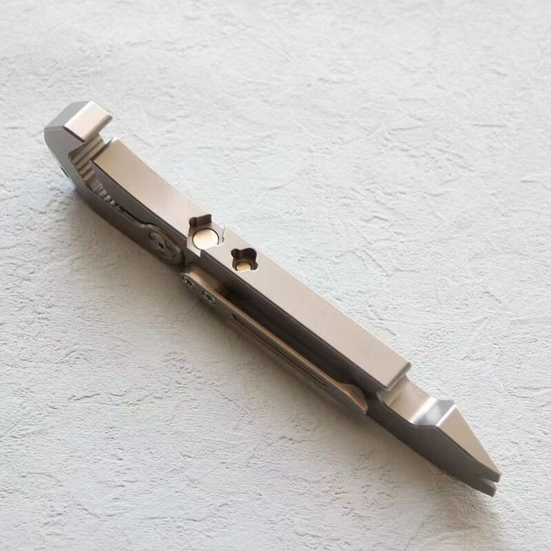 TC4 Titanium Crowbar Pry Bar Wrench Spanner EDC Tool Bottle Opener Clip Gift