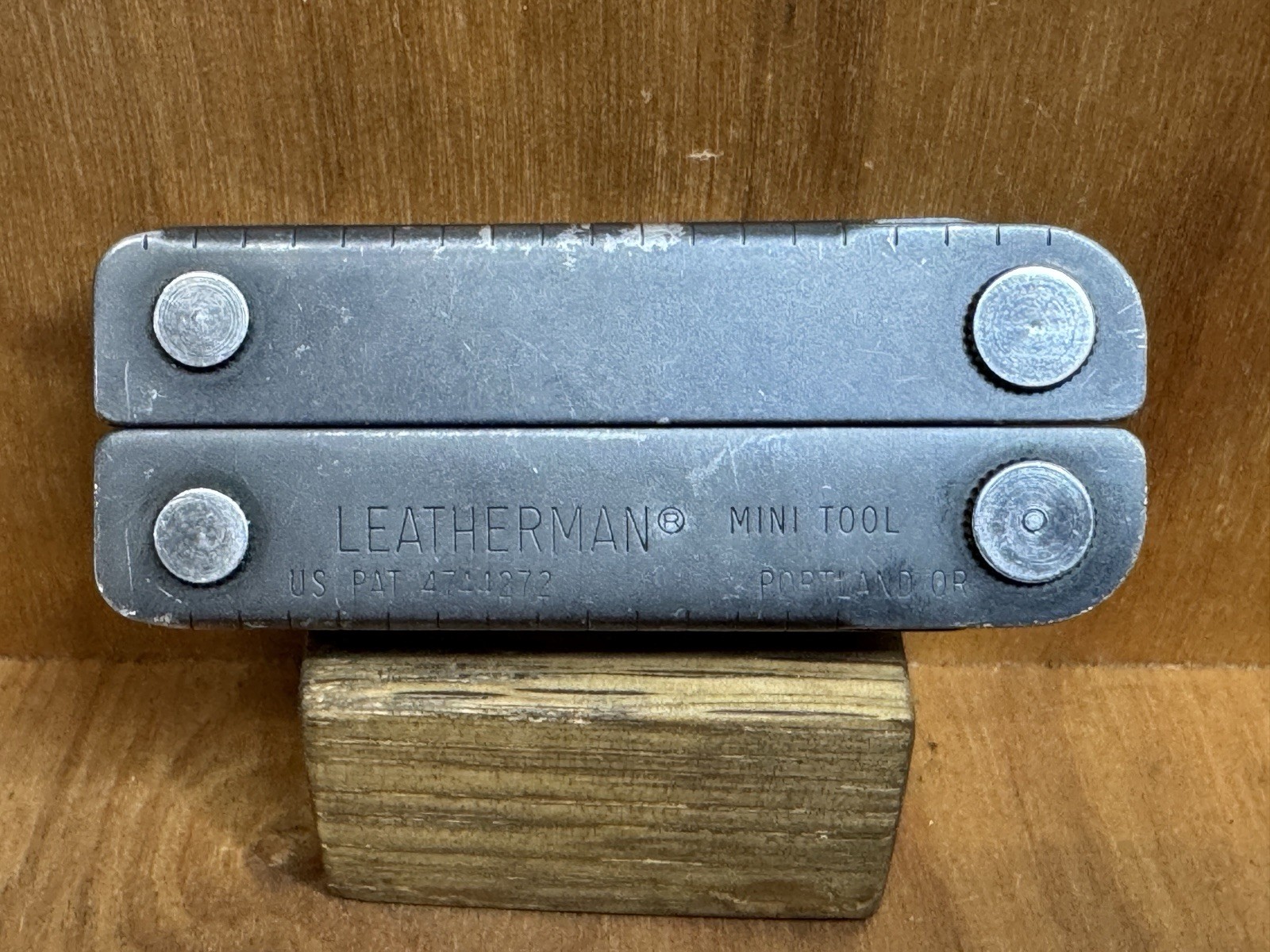 Super Rare LEATHERMAN Original MINI-TOOL Black Oxide 1995 SS USA EXCELLENT!