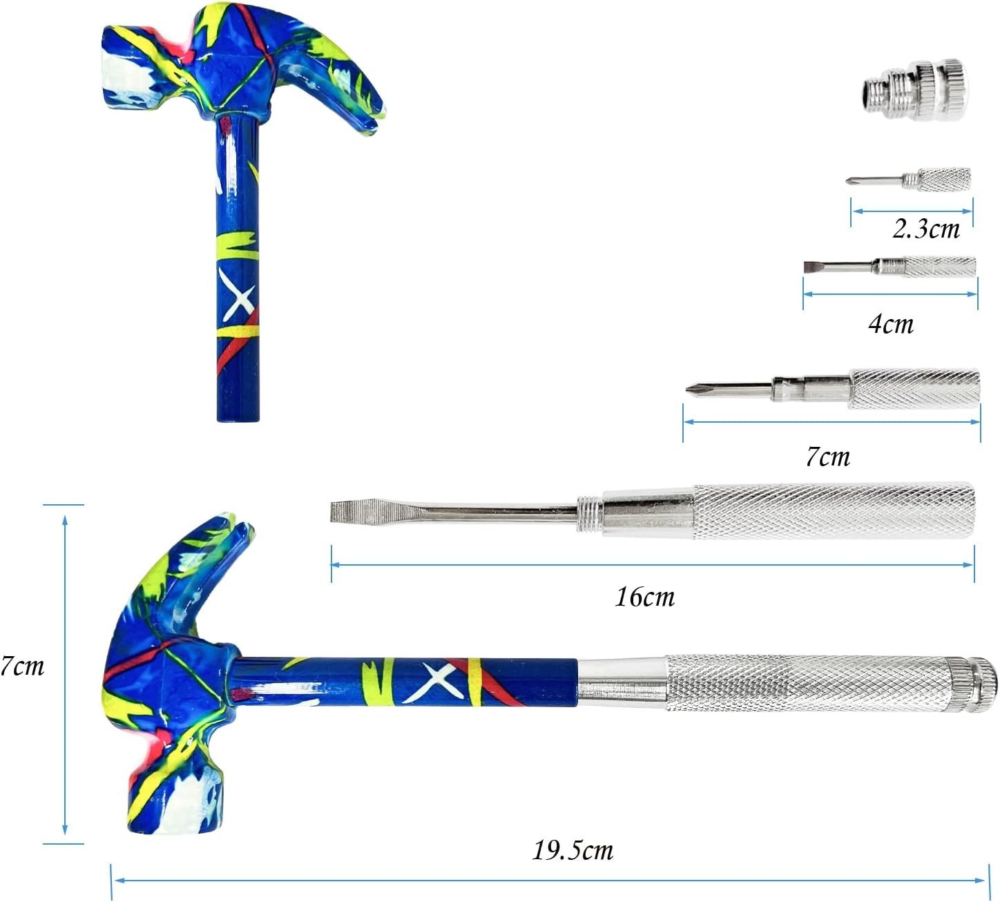 Multifunctional 6 in 1 Floral Hammer and Screwdriver Tool – Multitool Hammer …
