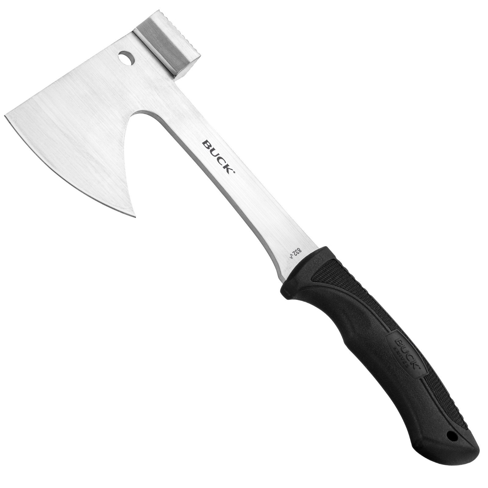 BUCK Knives Camp Kit Folding Saw, Fixed Blade Knife with Sheath, Axe with Sheath