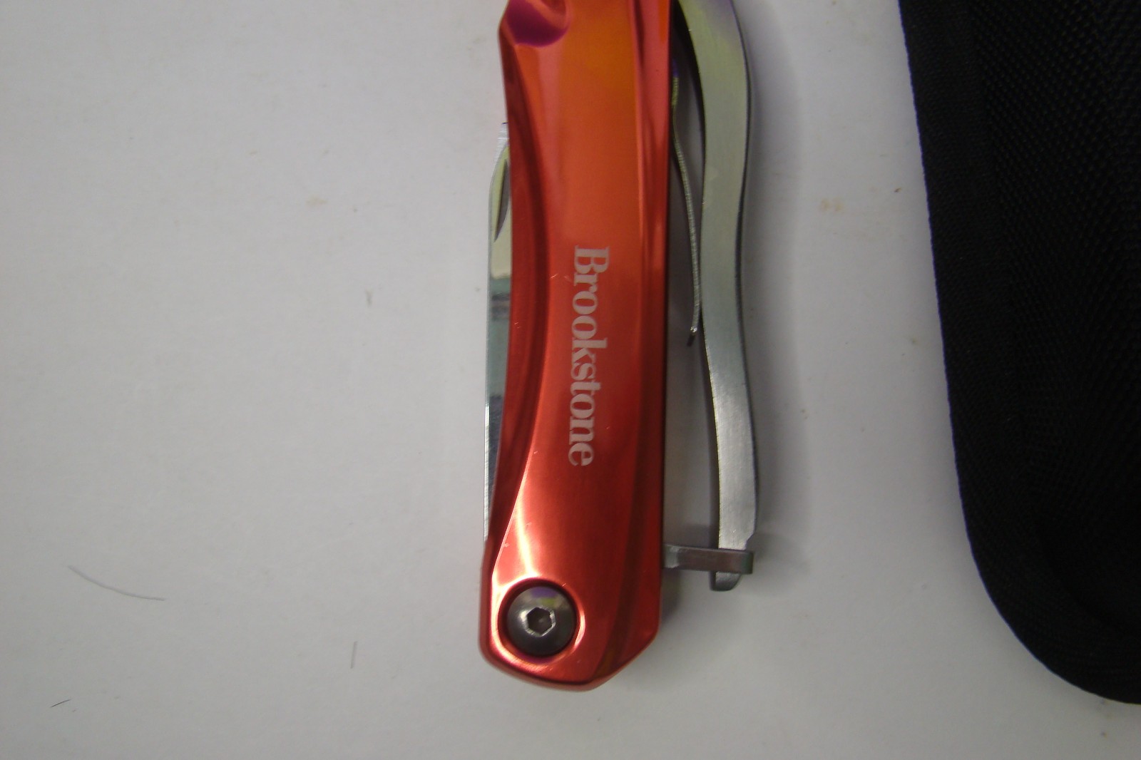 Brookstone 10-in-1 hammer multitool, high strength stainless steel, nylon pouch
