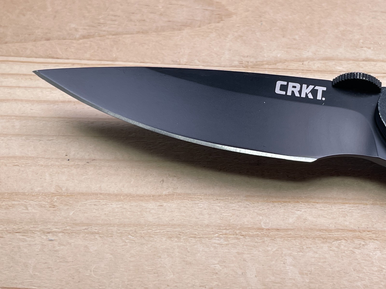 CRKT Argus 7030K Lerch Design Black A/O Folding Pocket Knife – Very Nice