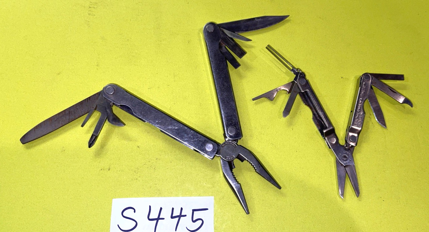 LEATHERMAN 2 KNIVES MULTI TOOL 2 INCH & 4 INCH