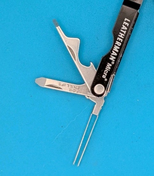 Leatherman Micra Multi-Tool, Knife, Scissors, Key Ring, Black!