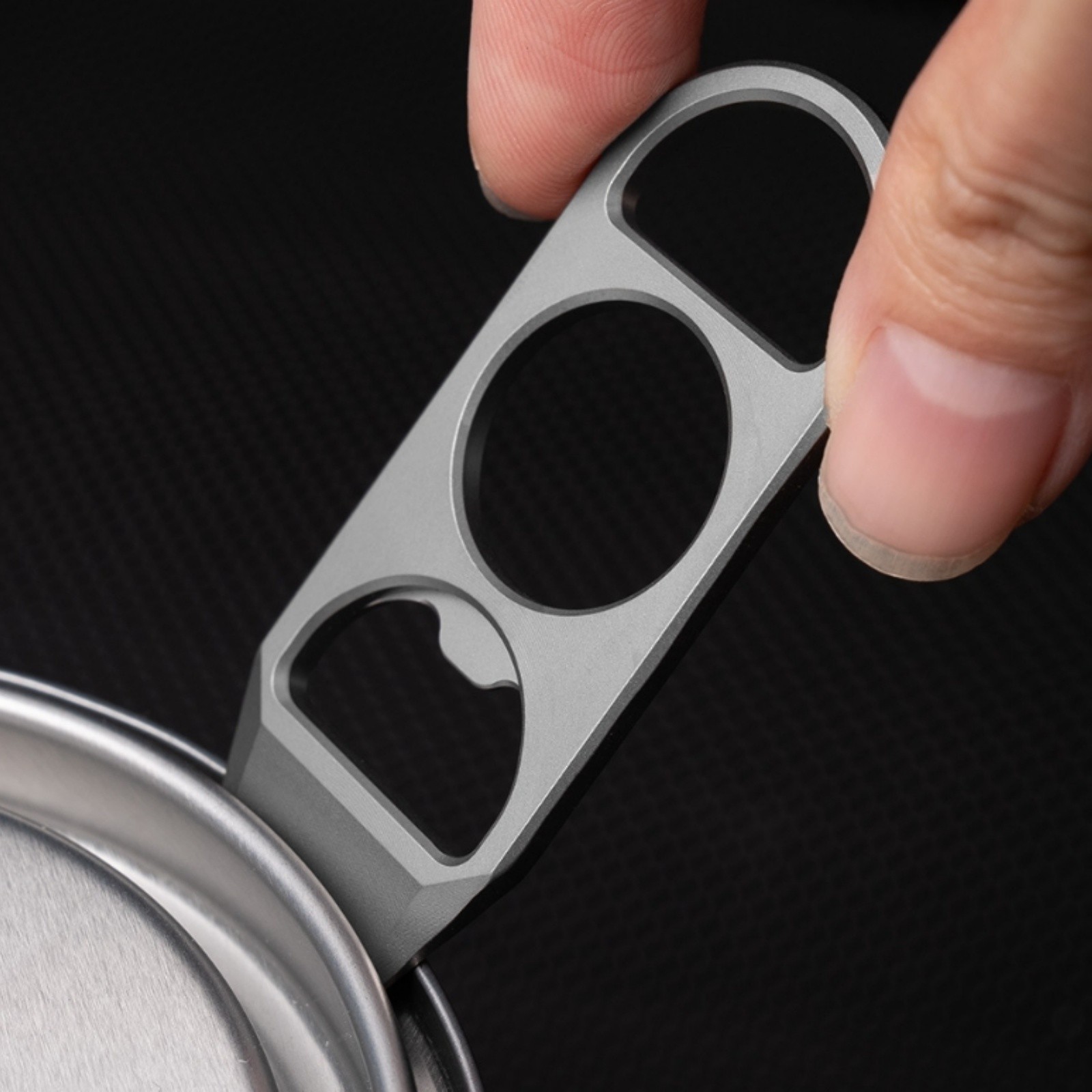 Titanium Alloy Multi Tools EDC Pry Bar Bottle Opener Keychain Durable
