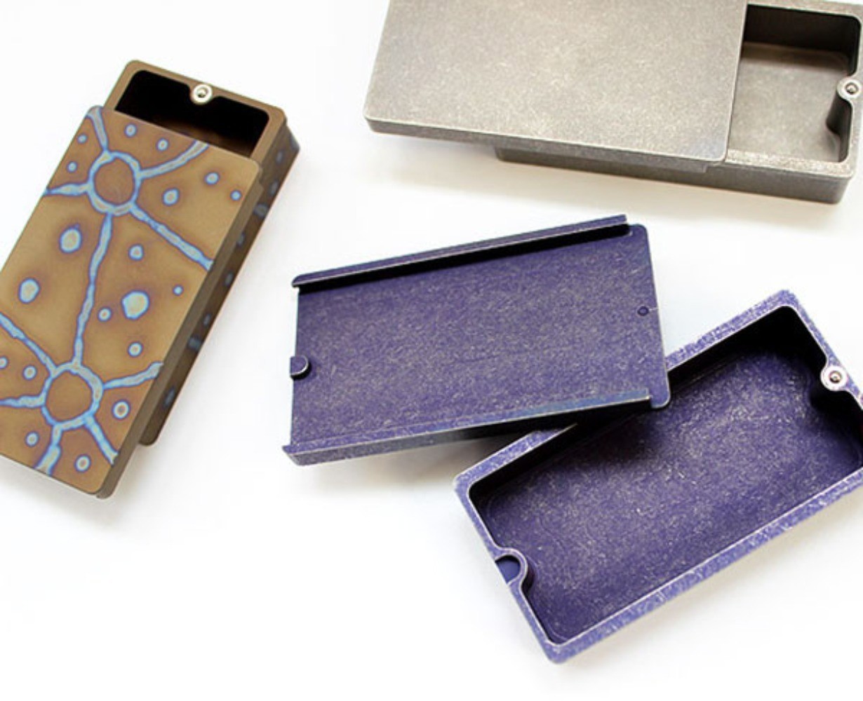 Brass / Titanium Alloy EDC Outdoor Storage Box Sealing Holder Container Case Box