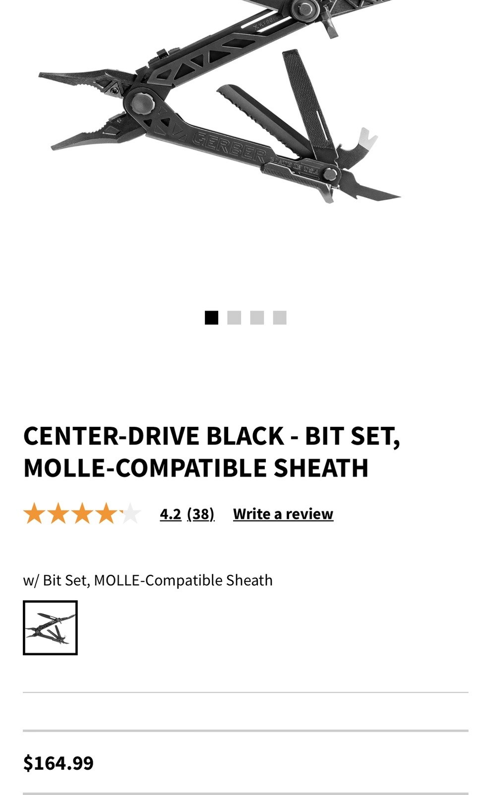 Gerber Center-Drive Multi-tool with bit set New in box,