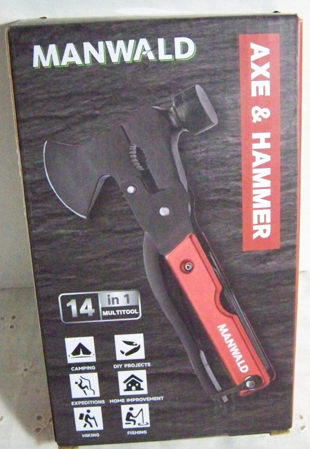 14 in 1 Multitool Camping / Survival Accessory by MANWALD Axe & Hammer