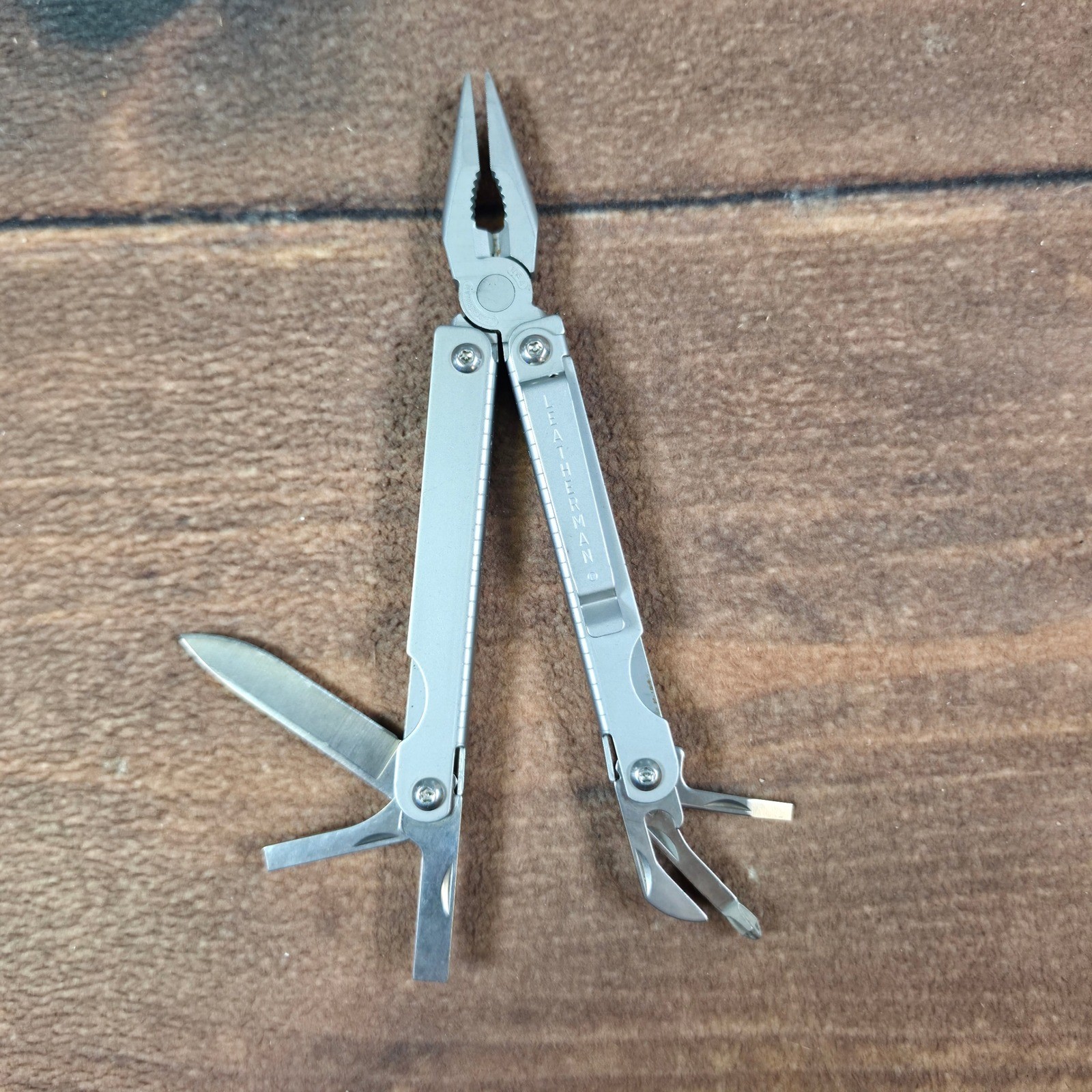 Leatherman Sideclip Multi-Tool Mens OS Silver Good Vintage Pocket Clip USA