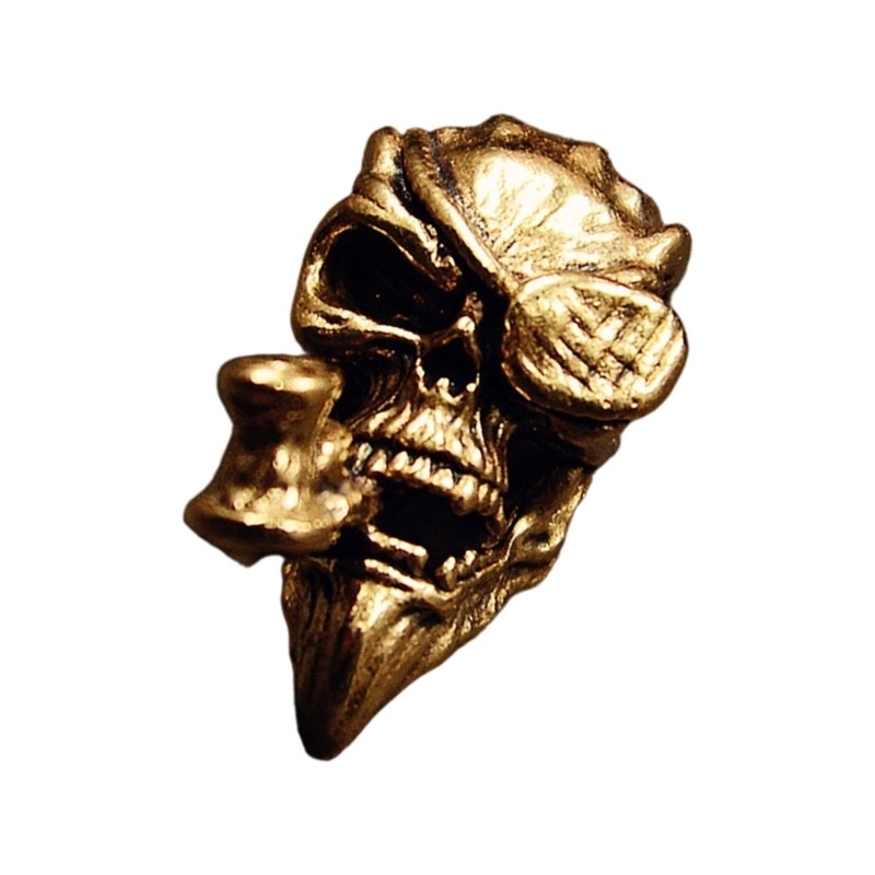 Gear Inspired Brass Pendant Designed For Key Rings And Backpacks