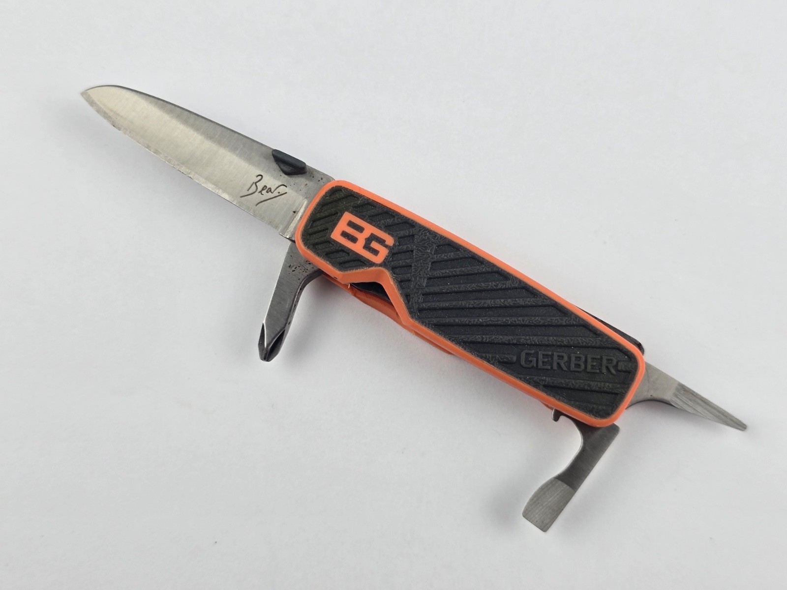 Gerber Bear Grylls Pocket Knife Multi-Tool Scree Driver Poker