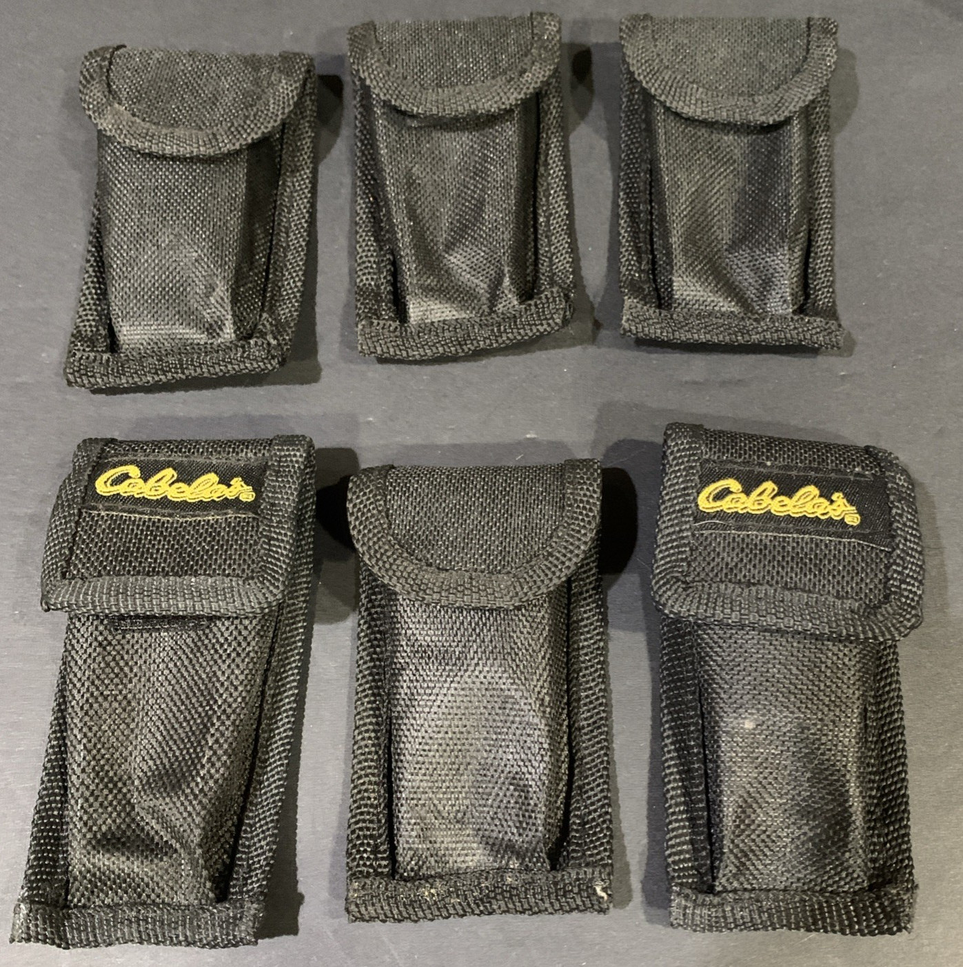 CABELA’S Multi Tool Stainless Tool Knife Cases Lot Of 7 W/6 Cases NEW & USED