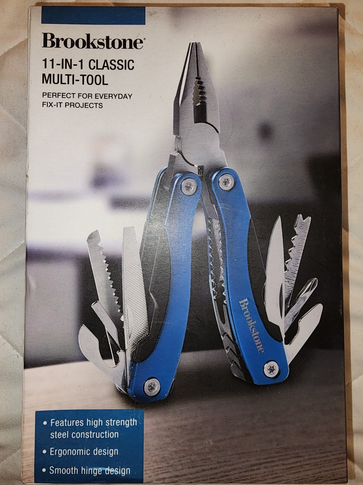 Brookstone 11-in-1 Classic Multi-Tool Stainless Steel – Brand New