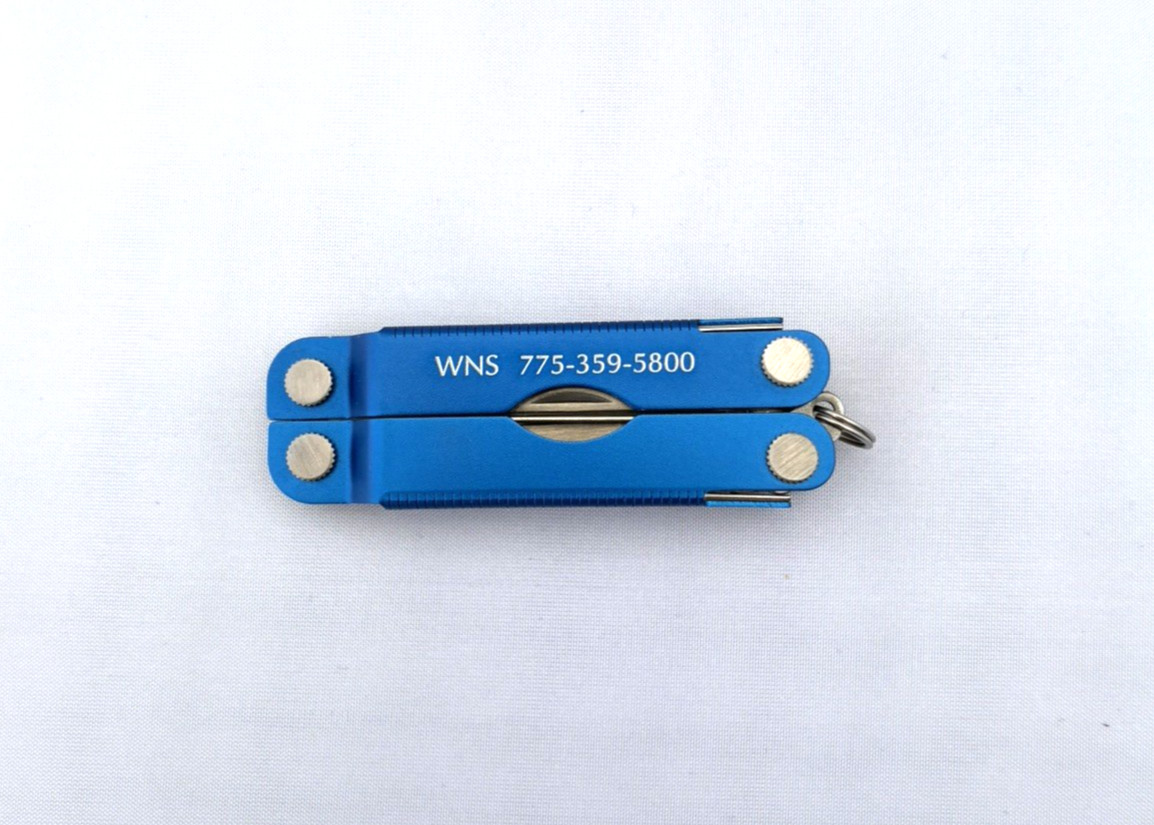 Vintage Original Leatherman Micra Blue Multitool 2002 New Old Stock Made in USA