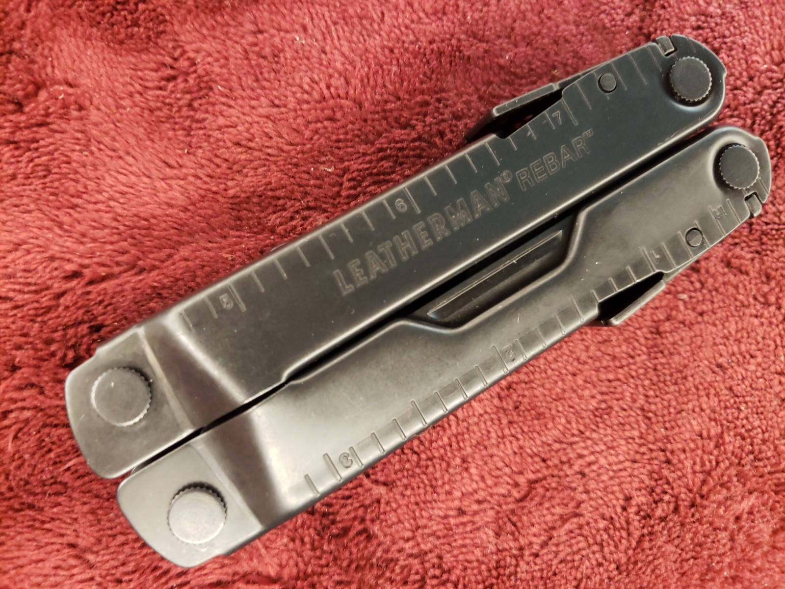 🔪 Leatherman Black Rebar Multi Tool Factory Serviced