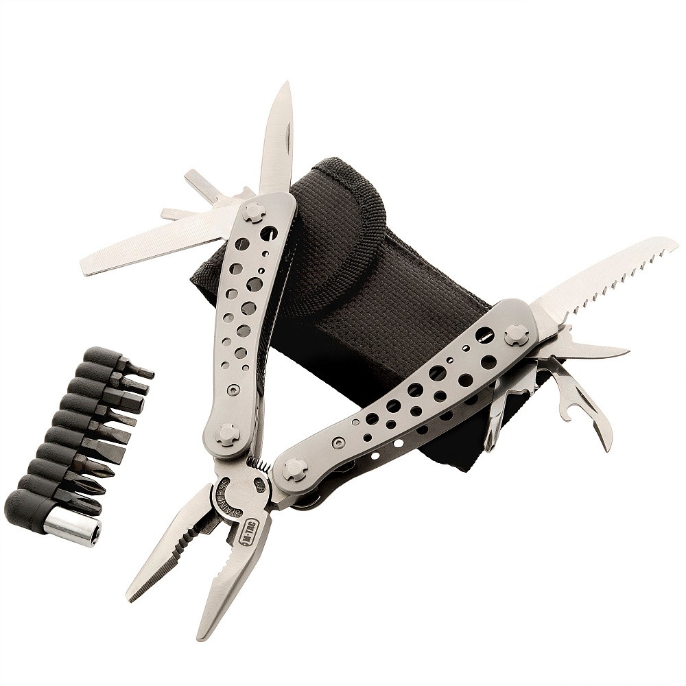 M-Tac Multitool Type 1 Pliers Knife Saw Screwdriver Stainless Steel Case Outdoor