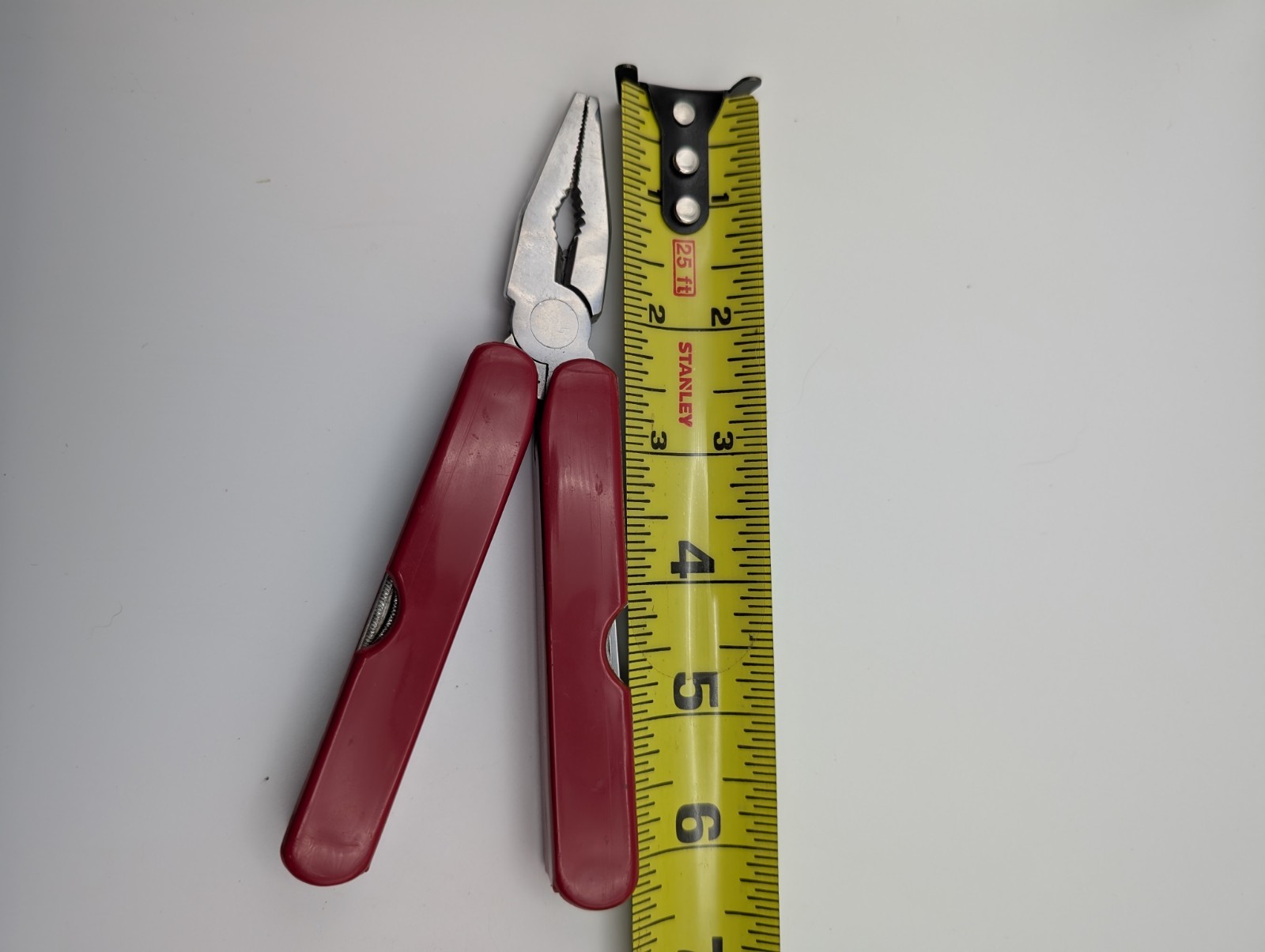 Vintage Huangiu 838 Stainless Steel Multi Tool Pliers Knife Screwdriver File w/