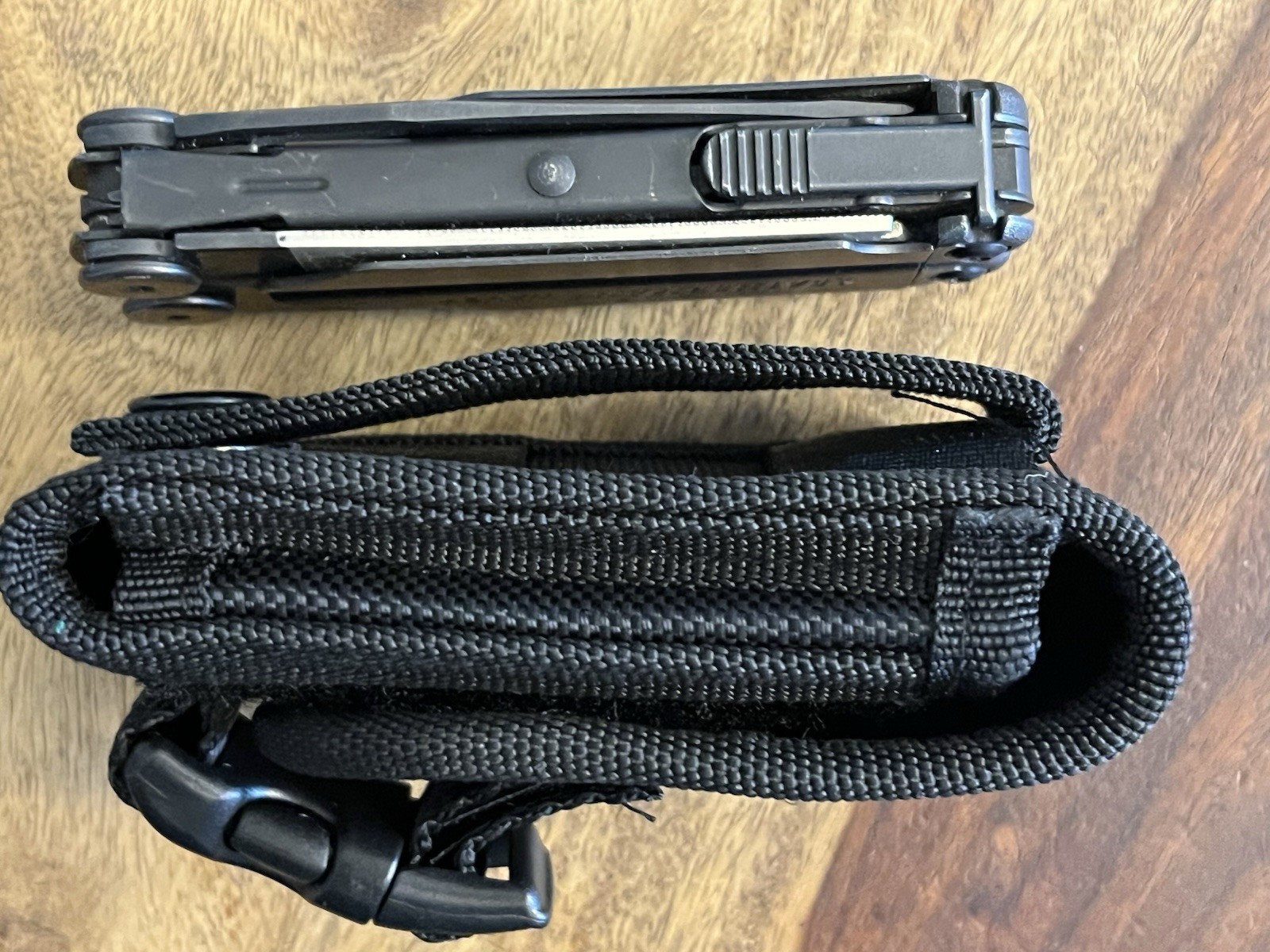 2021 Leatherman Wave Plus Black Oxide Multi-Tool EXCELLENT!!! w/Beautiful Sheath