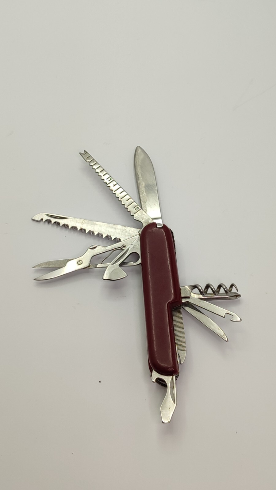 Pocket Knife Diamond Multi-Tool Superior Purpose Red Utility Army Vintage Rarity