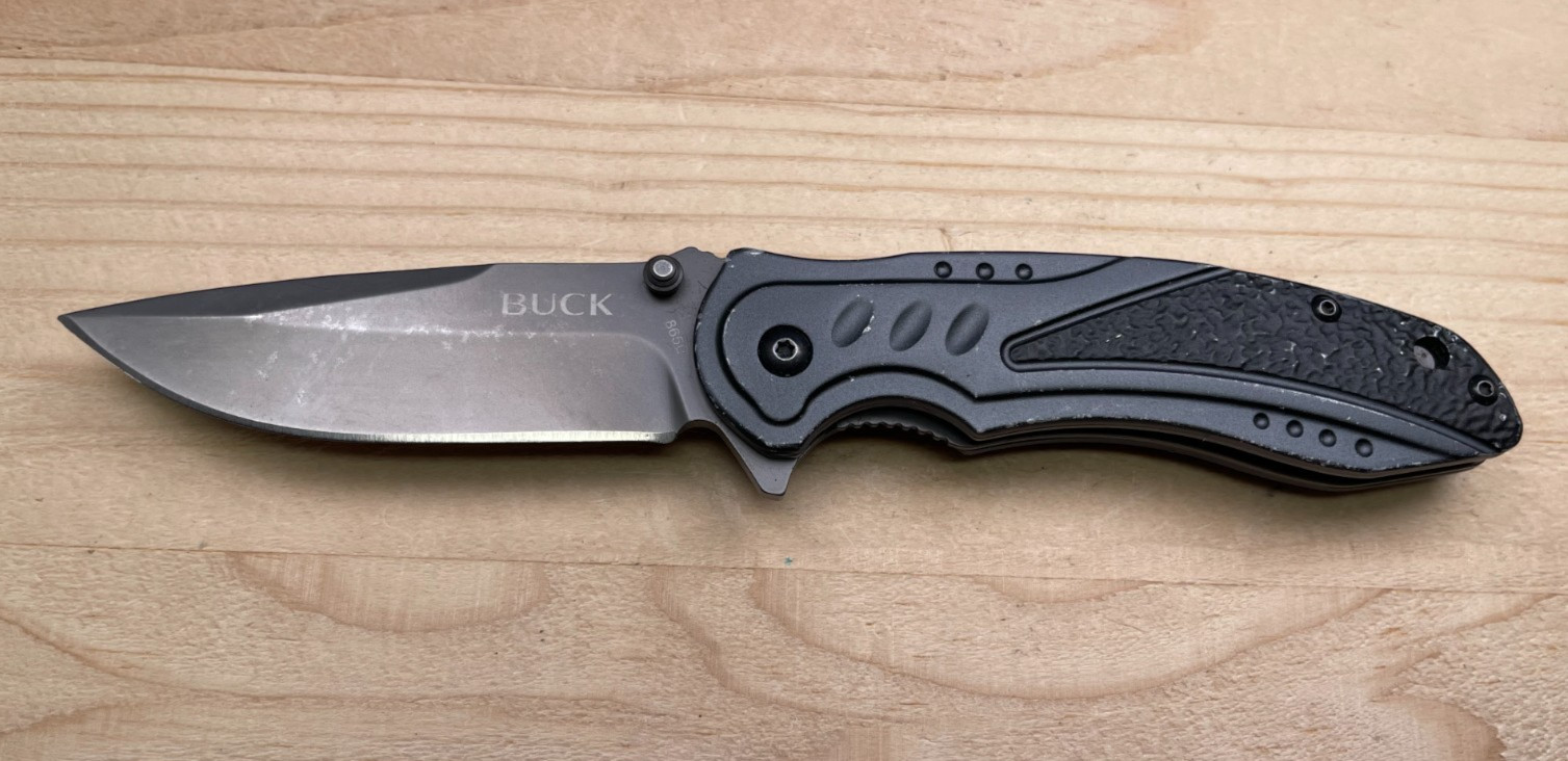 Buck Trigger 865 Liner Lock Folding Flipper Pocket Knife Aluminum – Discontinued