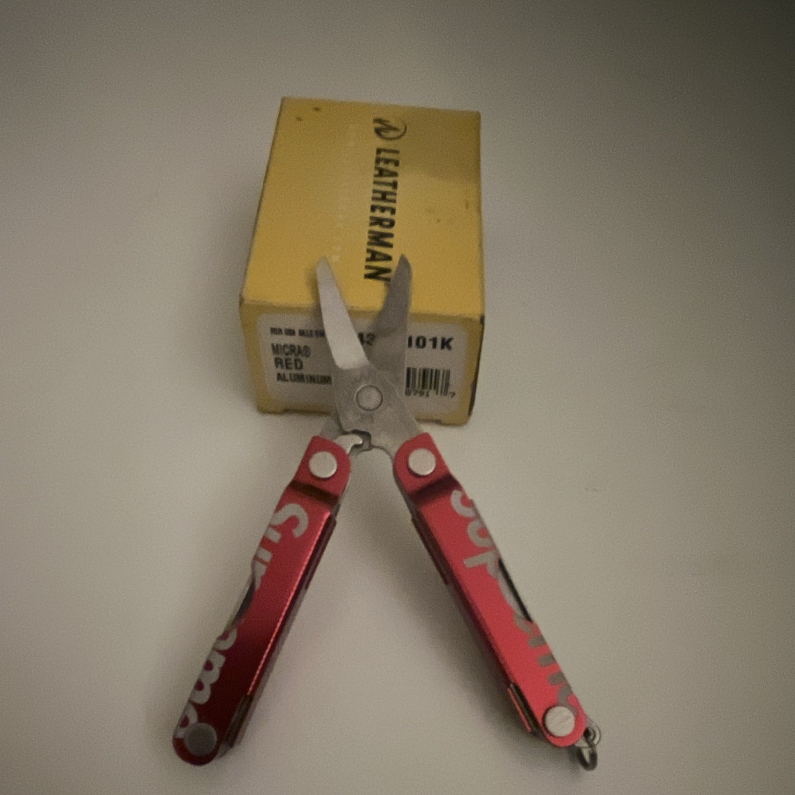 Leatherman Micra Red Aluminum Keychain Multi-Tool 10-in-1 64330101K