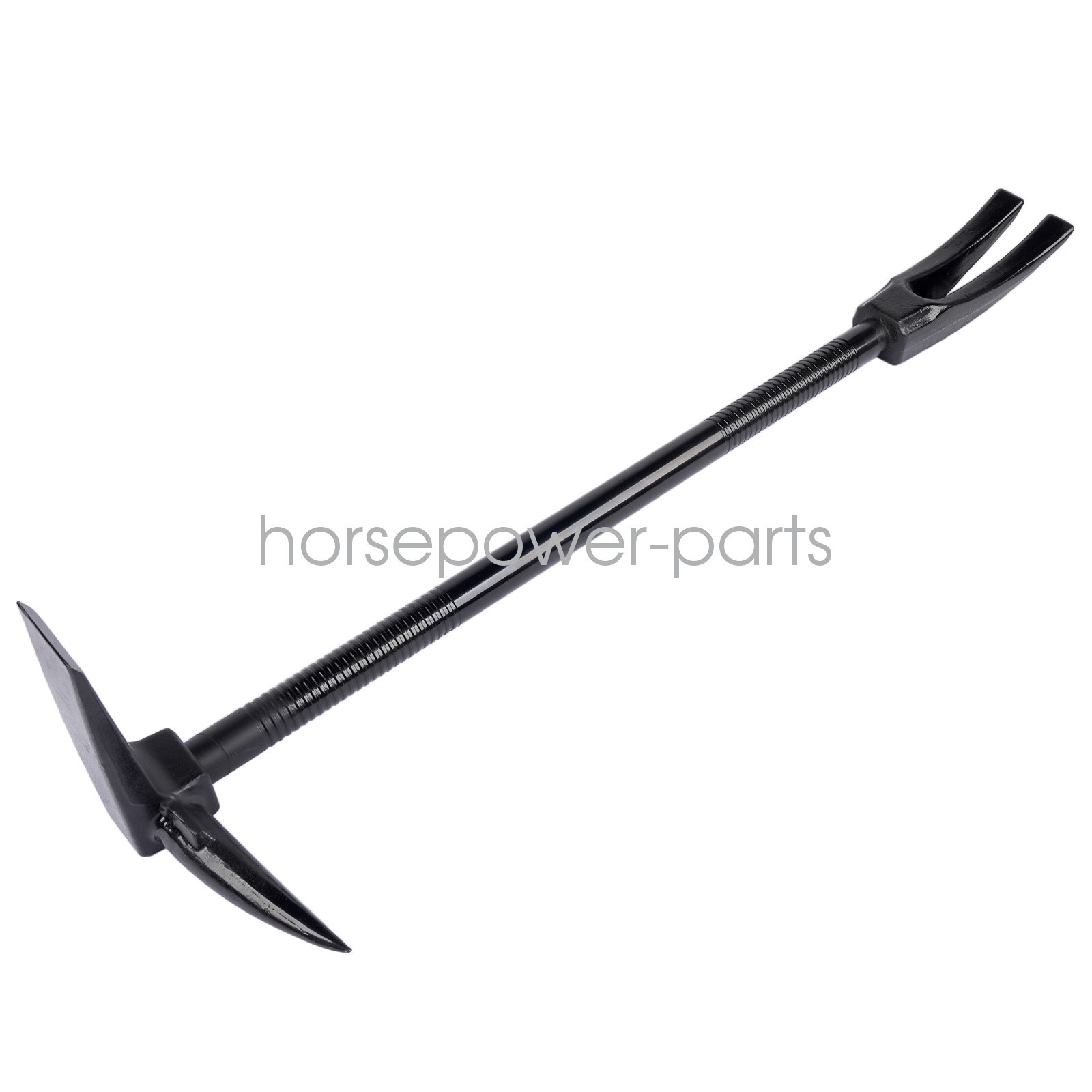 30″ Multi-Purpose Halligan Pry Bar, Firefighter Tool with Anti-Slip Rubber Grip