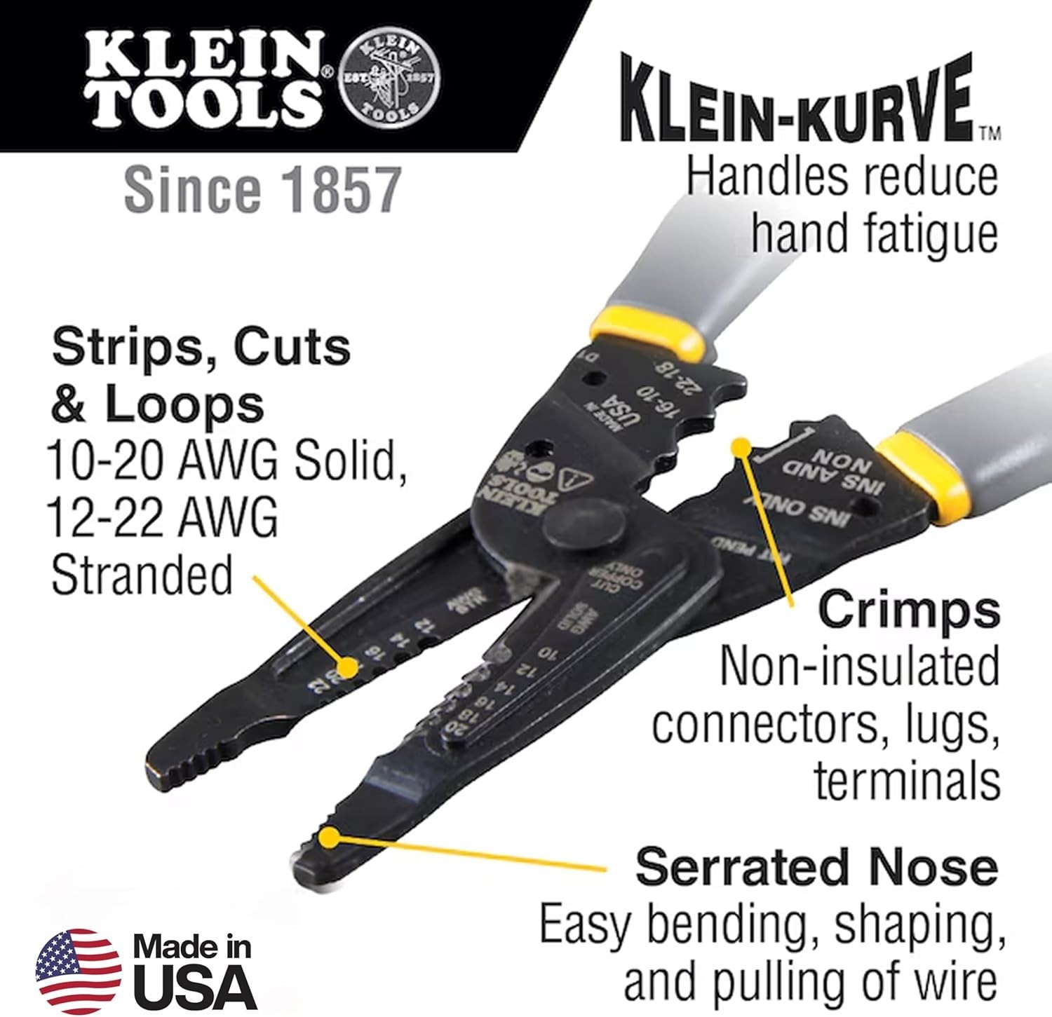Professional Long-Nose Wire Stripper/Crimper – Ergonomic Electrician Tool