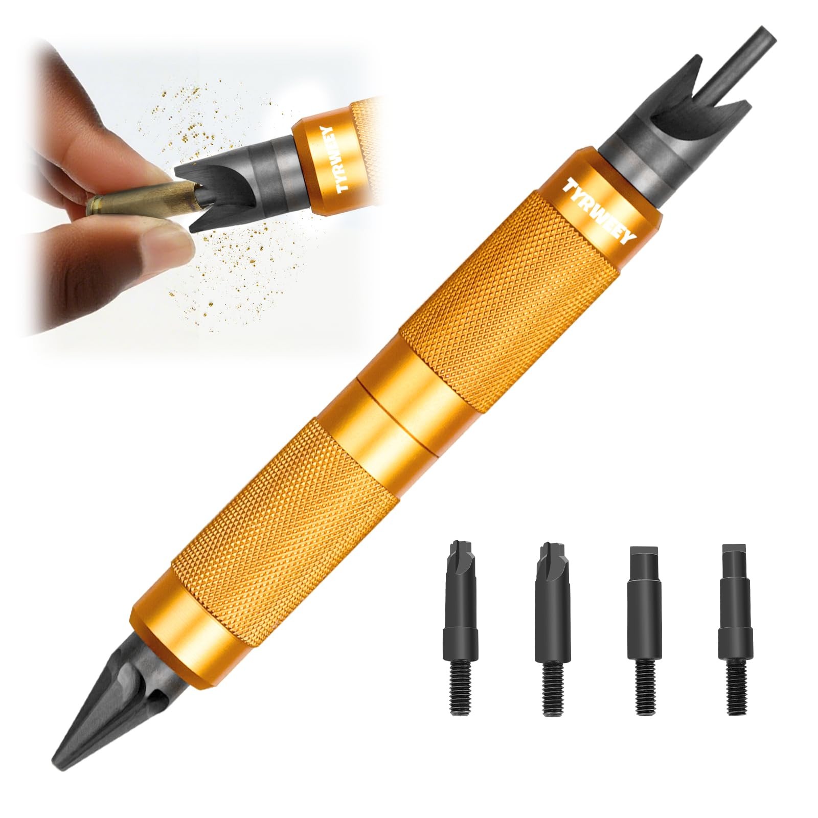 Case Prep Multitool, Case Chamfer Deburring Tools for Reloading, Primer Pocke…