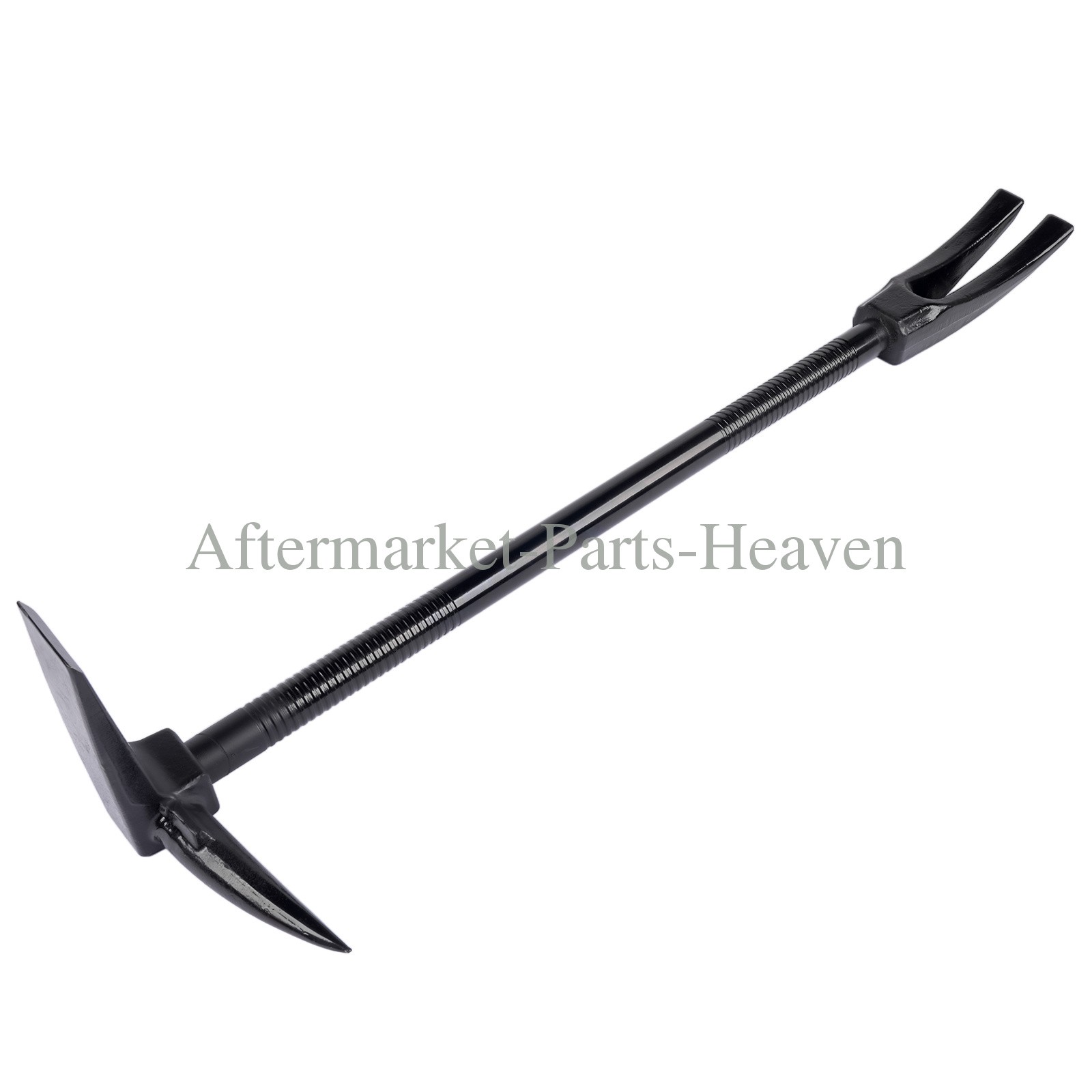 30″ One-Piece Halligan Bar, Firefighter Forced Entry Pry Tool w/ Anti-Slip Grip