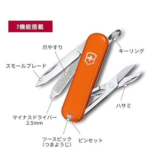 Victorinox Classic SD Swiss Army Knife Compact 7 Functions Swiss Made Pocket