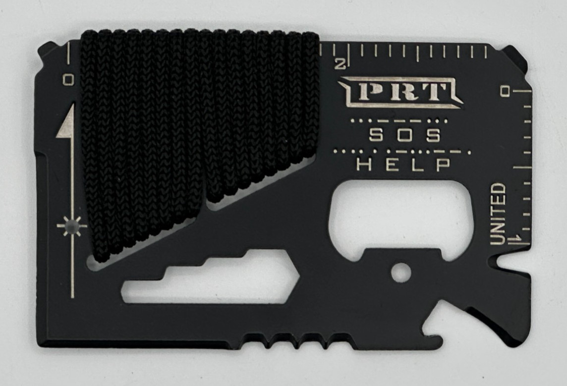 PRT 12-in-1 Credit Card Survival Tool – Slim Design