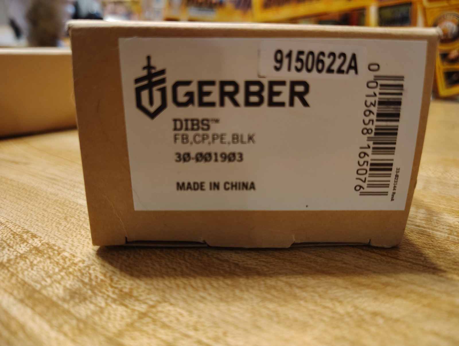 Brand new Gerber dibs fp,cp,pe,blk 30.001903