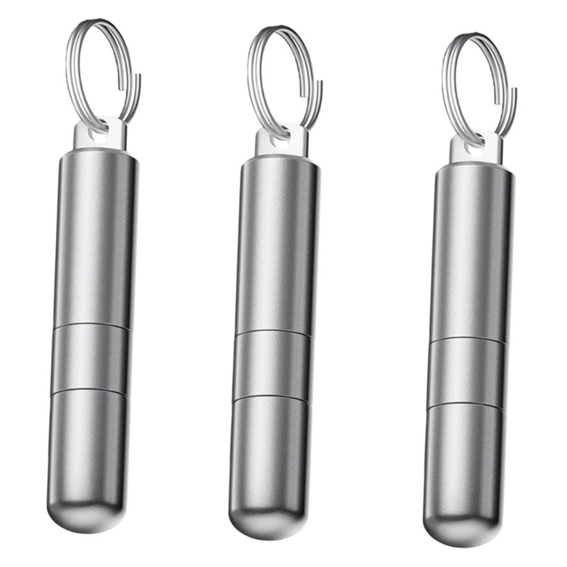 Handy Metal Keychains with Card Pin and Dust Cleaning Brush for Smartphones