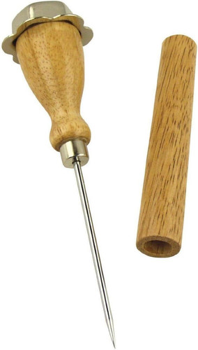 Norpro 7.25 Stainless Steel Ice Pick Party Camping Tool w Wood Handle &…