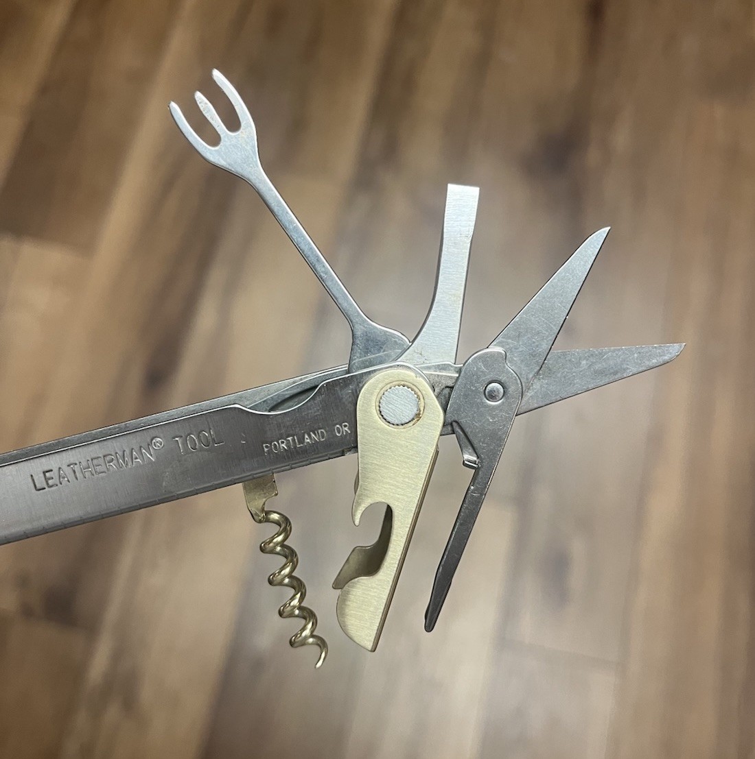 Leatherman Flair Multi Tool Folding Knife Corkscrew Rare 1999 Retired