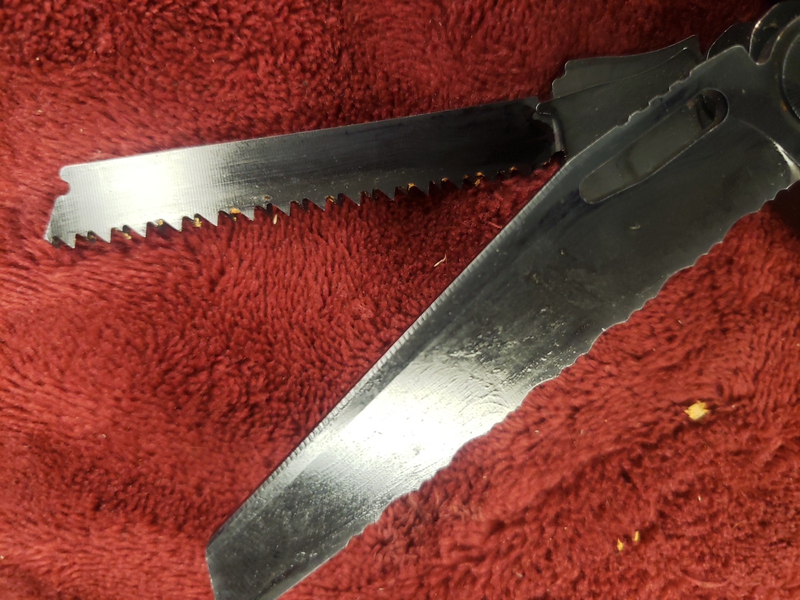 Leatherman Surge Black Multi Tool with Saw not File SANDI Engraved