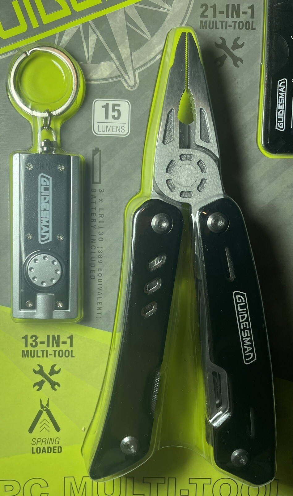 GUIDESMAN 4-PIECE MULTI-TOOL – BRAND NEW IN BOX with CARRY CASE