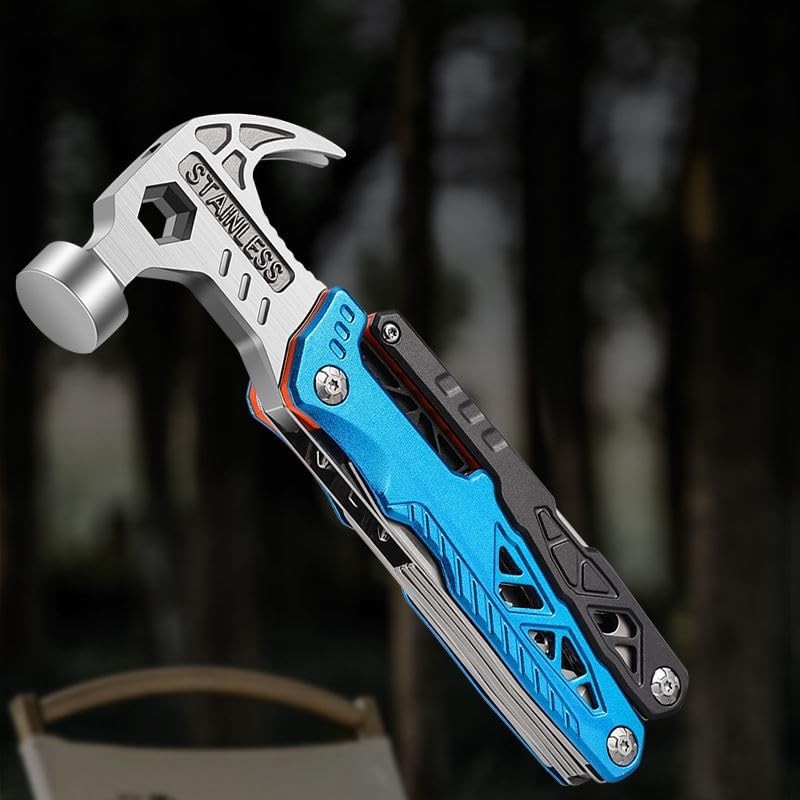 Steel Multifunction Tool, Aluminum Alloy and Stainless Steel Construction, Bl…