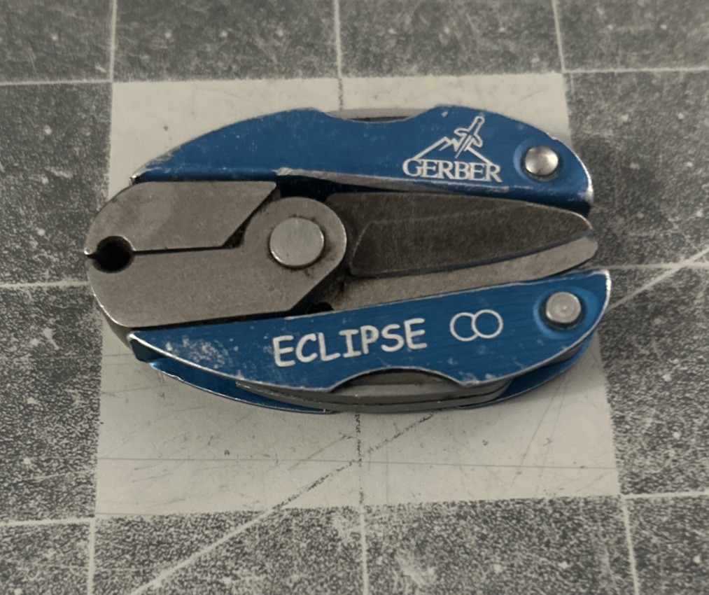 Gerber Eclipse Multitool Scissors File Knife Screwdriver Bottle Opener