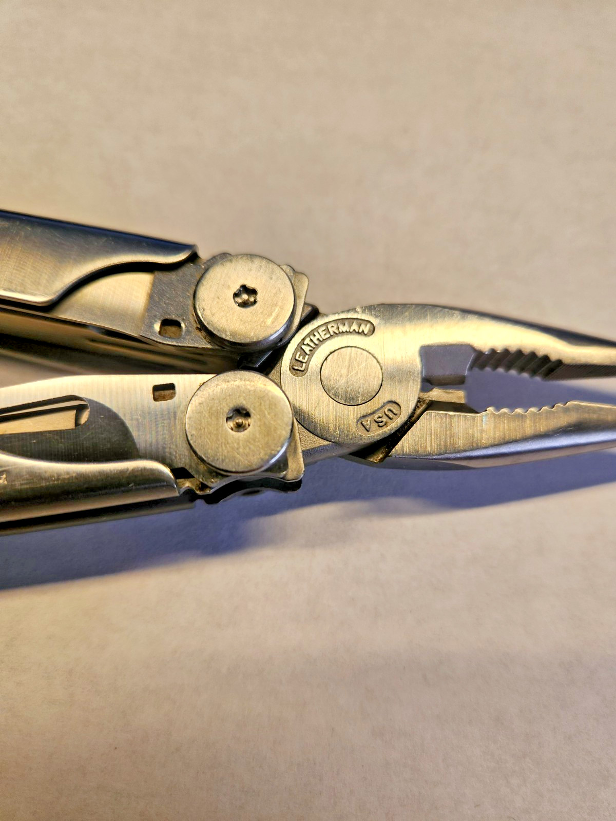 Nice! Vintage Leatherman Wave USA Stainless Steel Multi Tool Nov 99 FREE SHIP